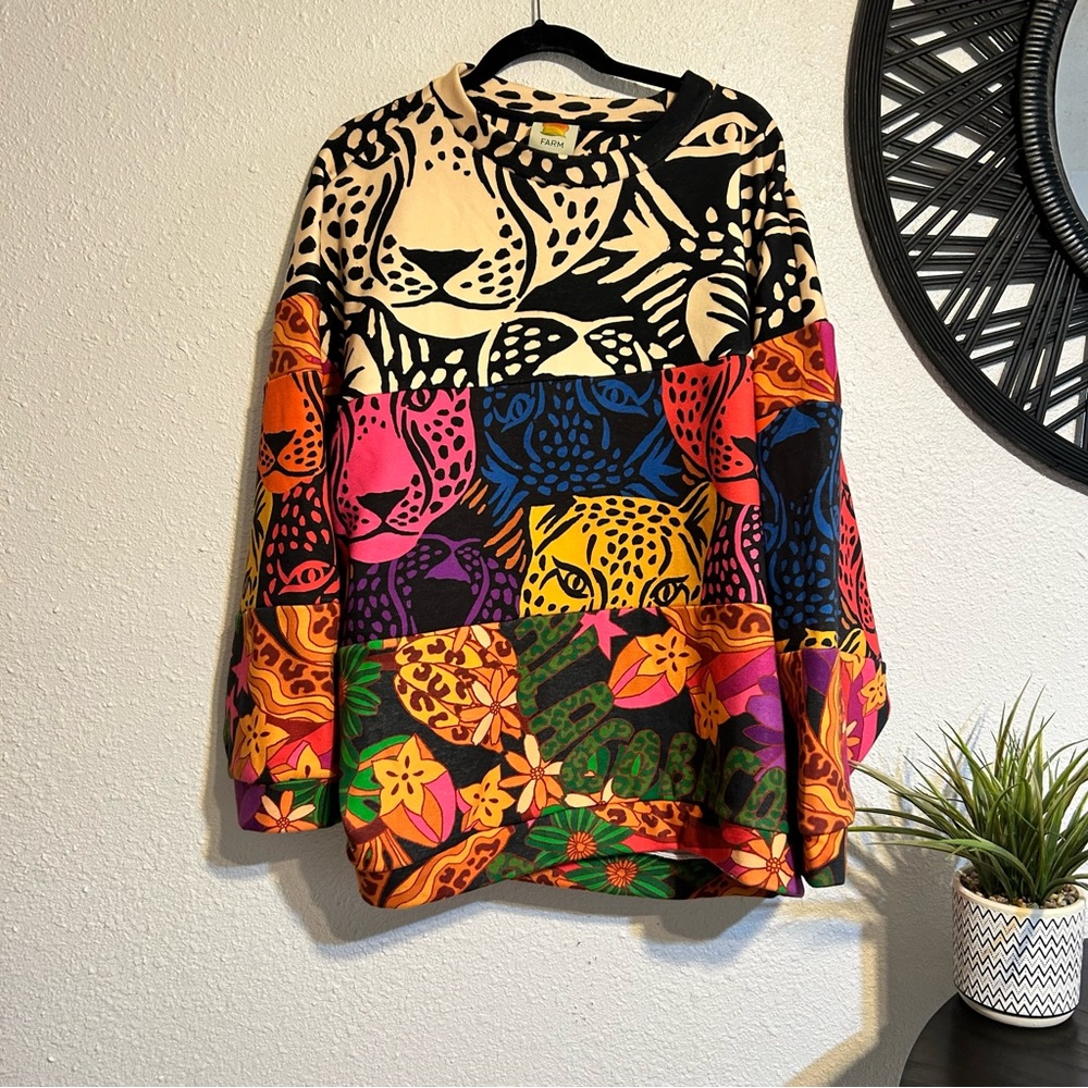 Farm colorful crew neck